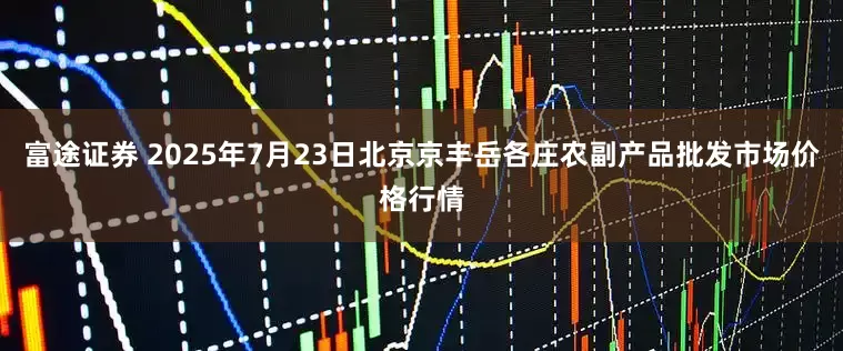 富途证券 2025年7月23日北京京丰岳各庄农副产品批发市场价格行情