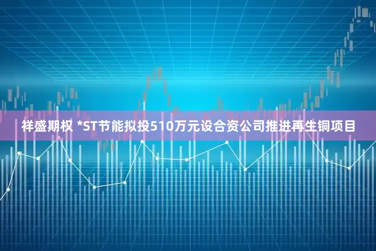 祥盛期权 *ST节能拟投510万元设合资公司推进再生铜项目