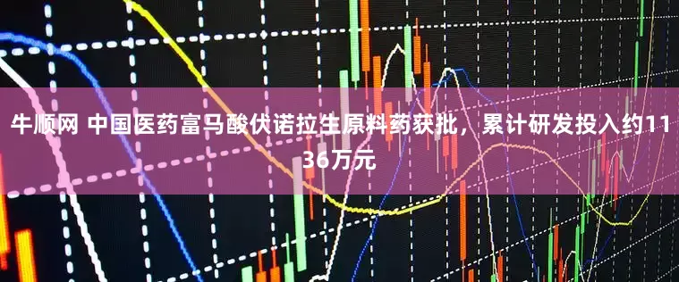 牛顺网 中国医药富马酸伏诺拉生原料药获批，累计研发投入约1136万元
